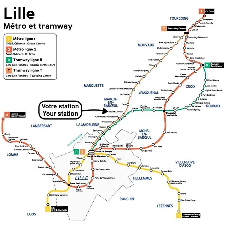 Apartamento 2 Bedroom W/ Courtyard At Croisé Laroche